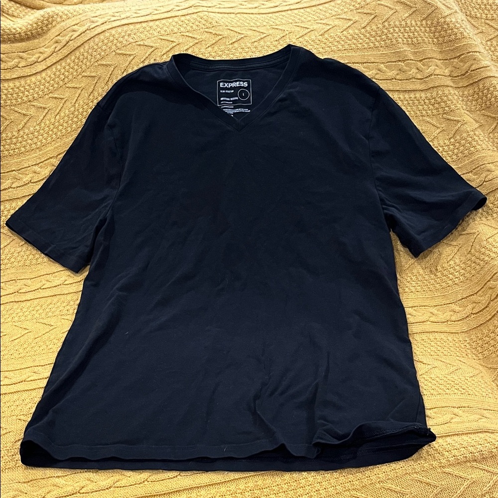 Express Men's Dark Short Sleeve Tee